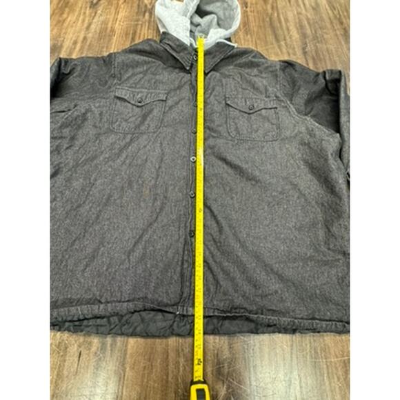 BOULDER CREEK TRADING CO. 5XL Quilted Jacket , Button Up, Removable Hood - Picture 7 of 11